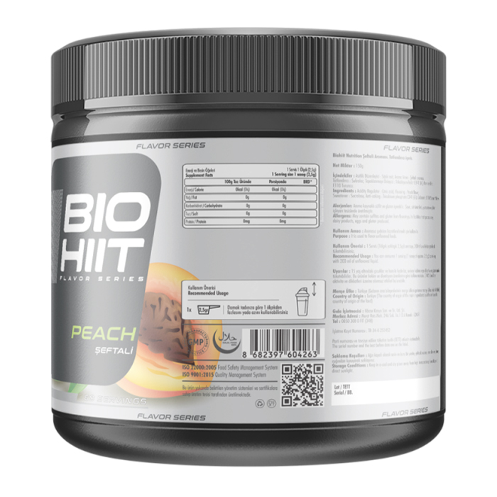 Biohiit Şeftali Aroması
