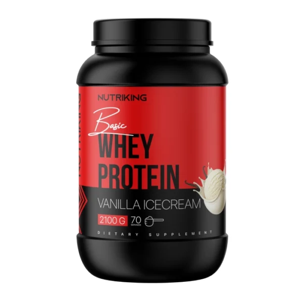 nutriking basic whey protein vanilla icecream